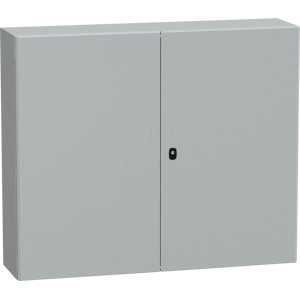 Schneider Electric NSYS3D101230DP - Stahlgehäuse S3D 2 Volltüren Montageplatte 1000 x 1200 x 300