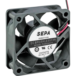 SEPA PLB60A24SE - Axiallüfter, 60x60x25mm, 24V, U/Min: 4500