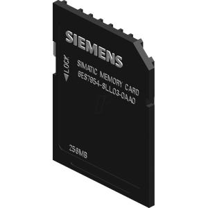 Siemens MEMORY 256MB - S7-1x00, Memory Card 256MB