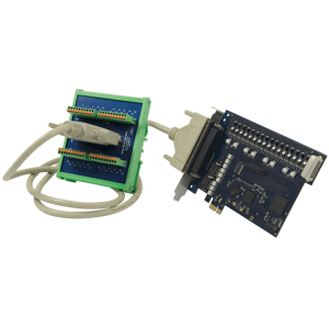 ALLDAQ 112875 - I/O-Karte ADQ-10, PCI-Express, 16-Bit, 37-polig Sub-D
