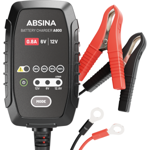 ABSINA A800 - Automatik-Ladegerät für Fahrzeuge - 6/ 12 V, 0,8 A