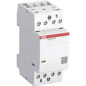 ABB ESB25-20N-06 - Installationsschütz 2S/0Ö, 230-240 V AC/DC