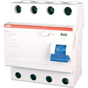 ABB F204A-4003 - Fehlerstromschutz-Schalter, 40 A, 30 mA, 4 polig