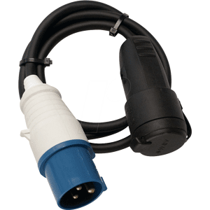 MENNEKES CEE-ADAPTER 1-S - CEE-Stecker auf Schutzkontakt-Kuppl. 230V/16A