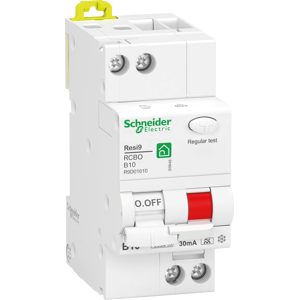 Schneider Electric R9D01610 - FI/LS-Schalter Resi9 1P+N, 10A, B-Char., 30mA, Typ A, 6kA