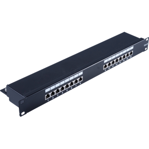 SHIVERPEAKS SHVP BS75064 - Patchpanel, 19”, 16-Port, Cat.6