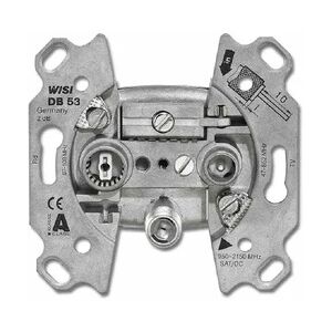 Busch-Jaeger Stichdose, Sat/BK, 3f, 1,5dB/860, 2dB/2150, fernspeisetauglich, 4-2150MHz