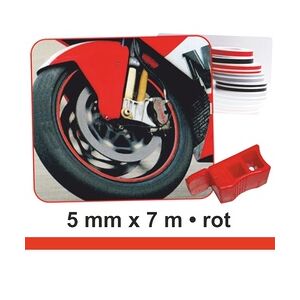 Hermann Schütz Zierstreifen Wheel-Stripes für Motorradfelgen rot 5mm x 7m