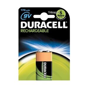 9 Volt NiMH Akku Duracell Supreme 170mAh