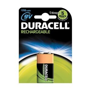 9 Volt NiMH Akku Duracell Supreme 170mAh