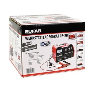 EUFAB Batterie-Ladegerät CB 20 12/24V, 18/12A