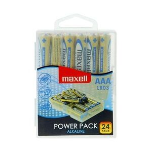 Blister Maxell 24 AAA Alkaline-Batterien Lr-03 Power Pack