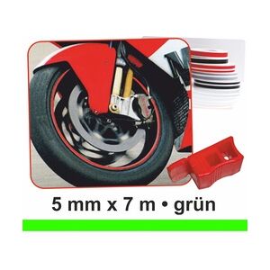 Hermann Schütz Zierstreifen Wheel-Stripes für Motorradfelgen grün 5mm x 7m