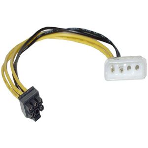 Molex 4Pin-M auf pci-express 6Pin-H Stromkonverterkabel (Mini-Fit 3,96Pitch) - Cablemarkt