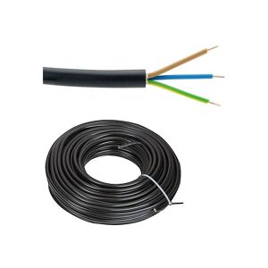 HEIMA-PRESS Erdleitung / Starkstromkabel 0,6/1kV nyy-j 3 x 1,5 mm² - Farbe schwarz - Rolle je 50 m 1m/0,92 eur