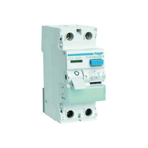 FI-Schutzschalter a 2p 230V 25A 0,03A 2TE reg DIN-Schiene(REG) 1,5kA CDA225D - Hager