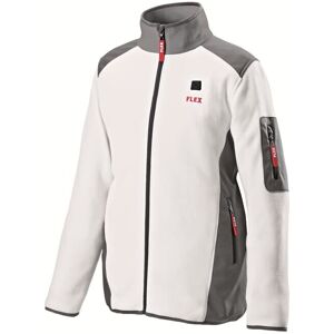 Flex - Akku-Heizjacke Fleece tf White 10.8/18.0 Men ohne Akkus/Ladegerät, Ausführung: 512.141, Größe l