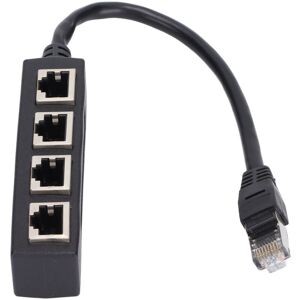 SJLERST Ethernet Splitter Kabel RJ45,1 Stecker Auf 4 Buchse Router Ethernet Splitter lan Ethernet Cable lan Ethernet Buchse Stecker Adapter Netzwerk