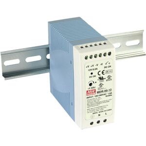 MDR-60-5 Hutschienen-Netzteil (DIN-Rail) 5 v/dc 10 a 50 w Anzahl Ausgänge:1 x Inhalt 1 s - Mean Well