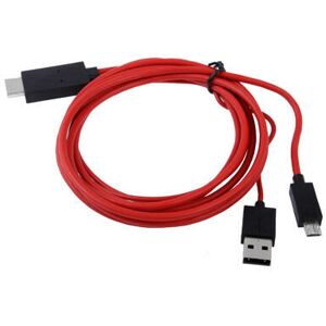 Micro usb mhl hdmi Adapter kompatibel mit Samsung Galaxy Note 2 N7100 N7105, Note 3 N9000 N9005, Note 8.0 GT-N5100 N5110 N5120 - Trade-shop