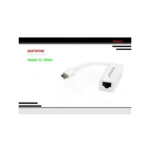 Trade Shop Traesio - adapter typ-c auf RJ45 lan ethernet kabel für pc laptop maxtech TC-LAN01