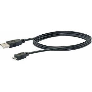 Micro usb Ladekabel CK1511 533 schwarz, 1m, 1x usb 2.0 a Stecker / 1x usb 2.0 Micro b Stec USB-Kabel & Stecker - Schwaiger