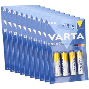 40x Varta Energy AlMn aaa 1,5V Micro Batterie im 4er Blister