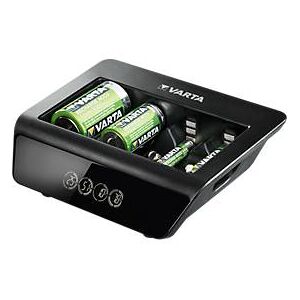 Batterieladegerät Varta LCD Universal Charger, für 4 x Mignon AA/Micro AAA/C/D oder 1 x 9 V Akku, 1 x USB, LCD-Anzeige
