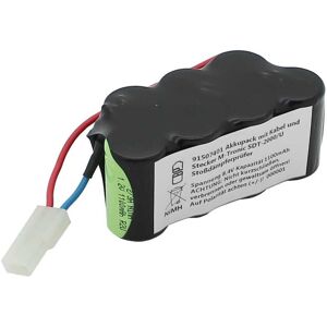 AccuCell Messgeräteakku NiMH 8,4V 1100mAh mit Kabel und Stecker passend für M-Tronic SDT-2000/U Stoßdämpferprüfer