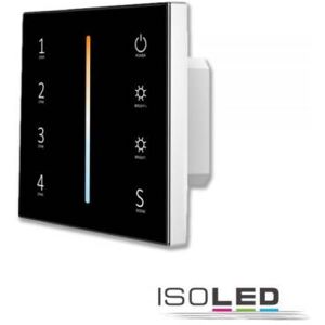 Fiai IsoLED Sys-Pro dualweiß CCT 4 Zonen Funk Wandpanel Steuerung DMX Ausgang schwarz...