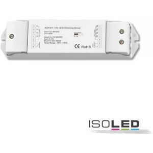 Fiai IsoLED Sys-Pro 1xPush/4x1-10V Input PWM-Dimmer 4 Kanal 12-36V DC 4x5A