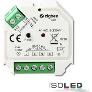 Fiai IsoLED ZigBee 3.0 Universal TRIAC Dimmer mit Push Eingang 230V 200VA