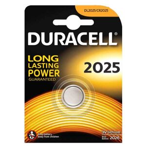 Duracell Lithium-Batterie-Taste  Cr2025 3v - Packung Mit 1 Stück