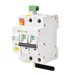 Ettroit E-Smart Wifi Magnetischer Thermoschalter 2p 230v 16a Automatischer Reset Tuya 3 Din-Module