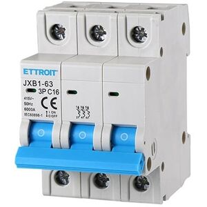 Ettroit Leistungsschalter Thermisch-Magnetisch Zum Schutz 3p 16a 220v 380v Salvavita 3 Modules Din  Jxb1-63-3p-16a