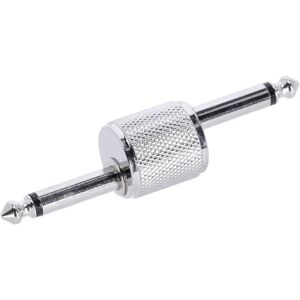 Adam Hall Connectors 4 Star A Jm2 Jm2 - Adapter 6,3 Mm Klinke Ts Auf 6,3 Mm Klinke Ts, Versetzt