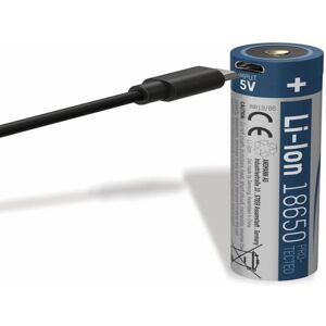 ANSMANN LiIon-Akku 1307-0003, 18650, 3,6 V-, 3400 mAh, Micro-USB Buchse