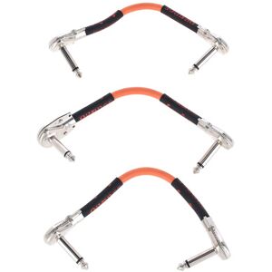 Orange Patch Cable Set schwarz mit Orange Logo