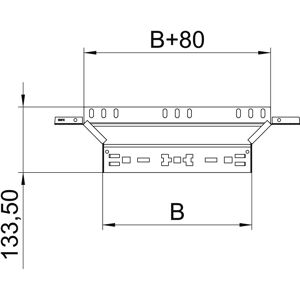 OBO Bettermann Vertr Anbau-Abzweigstück 60x100mm RAAM 610 FS - 6041230