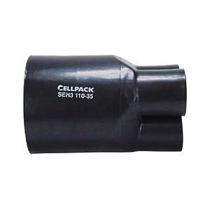 Cellpack Schrumpf-Aufteilkappe f.4x35-150qmm SEH4/60-25/schwarz - 169477