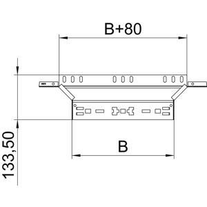 OBO Bettermann Vertr Anbau-Abzweigstück 60x100mm RAAM 610 FT - 6041250