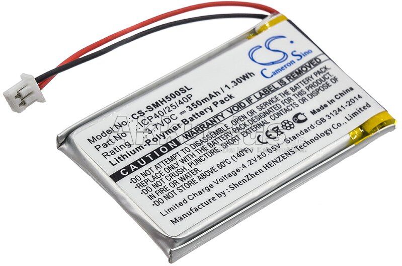 Ersatzakku - CS-SXB950SL - Sony MDR-XB950N1 / LIS1553 - 3,7 Volt 1000mAh Li-Polymer