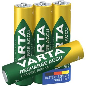 Varta AAA genopladelige batterier - 800mAh - 4 stk