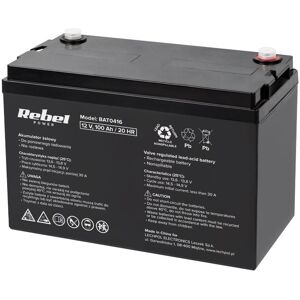 12V 100Ah Rebel gel batteri