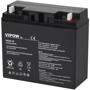 VIPOW gel batteri 12V 20Ah