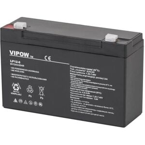 VIPOW gel batteri 6V 12Ah