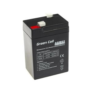 GREEN CELL GEL BATTERI AGM02 6V 4,5AH