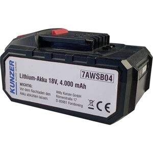 Kunzer 7AWSB04 Værktøjsbatteri 18 V 4000 mAh Litium