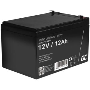 Green Cell AGM Batteri 12V 12Ah