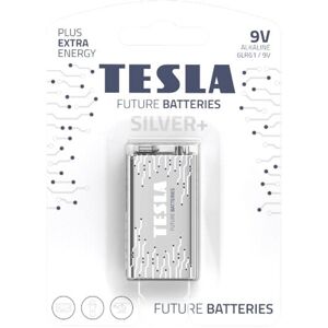 TESLA SILVER+ alkalická baterie 9V (6LR61, blister) 1 ks